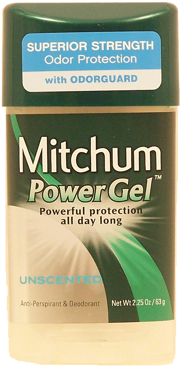 Mitchum Power Gel unscented anti-perspirant/deodorant Full-Size Picture